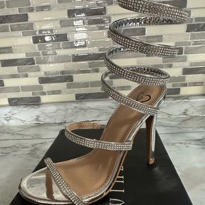 Windsor rhinestone high heels